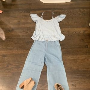Paige denim off the shoulder top